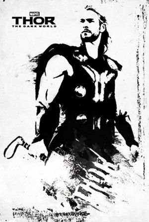 Por Asgard y Thor! Concept art de Thor. El Mundo Oscuro