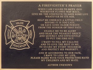 Firefighters Prayer