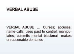 Abuse | ... Life Is A Poem: A misinterpreted issue - Verbal Abuse ...