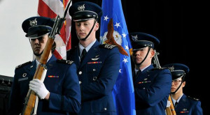 ... anti-Christian group. Some cadets are protesting the censorship by