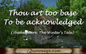 ... an anthology of shakespearean quotations the winter s tale