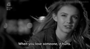 hurts, love, quote, sad