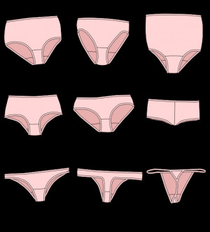 Types of panties
