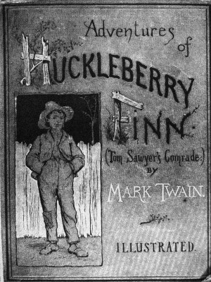 Cover of the book 'Adventures of Huckleberry Finn (Tom Sawyer's ...