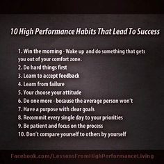High Performance Living Quotes - Visit and LIKE us on our Facebook ...