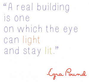 Ezra Pound quote about home