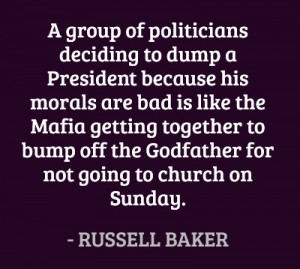 ... Godfather for not going to church on Sunday. #quotes #baker #politics