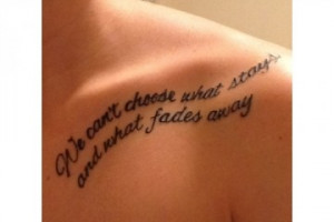 Quote Tattoos For Girls On Collar Bone Collar bone ta... tattoos