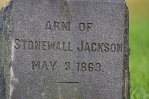 stonewall jackson arm
