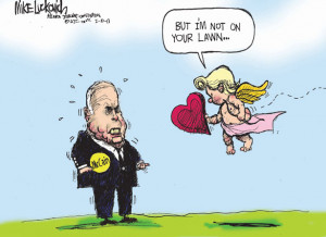 Political Cartoon is by Mike Luckovich in the Atlanta Journal ...