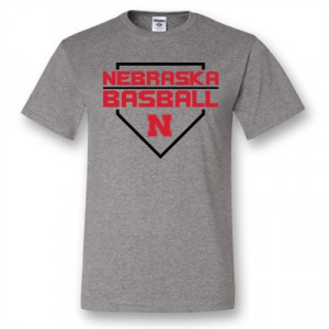 Home / Nebraska Huskers / Baseball / NU Baseball Home Plate T-Shirt