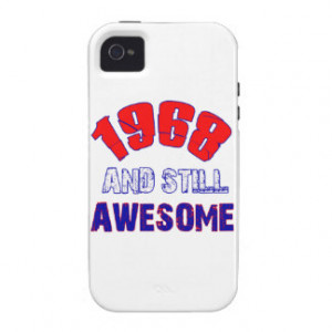 46 years Old birthday designs iPhone 4 Cases
