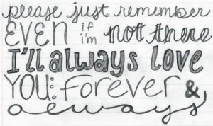 forever and always | parachute