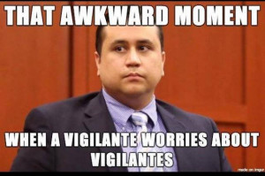 George Zimmerman's Awkward Moment