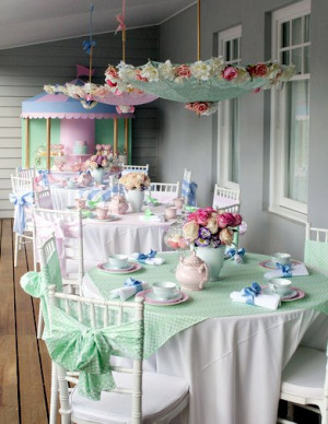 Mary Poppins little girl tea party – adorable