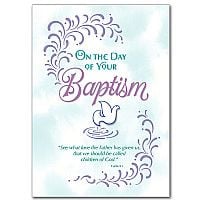 greeting cards on the day of your baptism adult baptism card