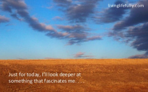 Just For Today The...