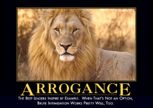 One of the most highly regarded experts onarrogance is University of ...