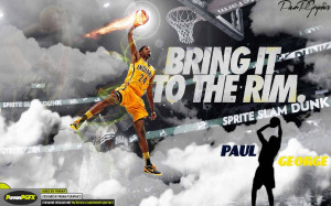 Paul George Sprite Slam Dunk,