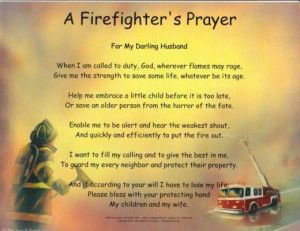 More like this: firefighters , prayer and volunteers .