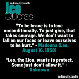 Leo Quotes