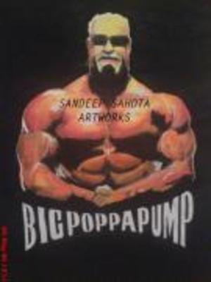Big Poppa Pump Scott Steiner Painting