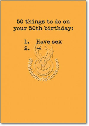 50 Things To Do Adult Funny Birthday Card Nobleworks
