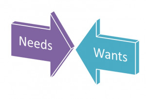 wants vs. needs