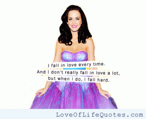 Katy Perry quote on love