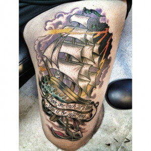 Circa Survive lyrics, epic ship tattoo