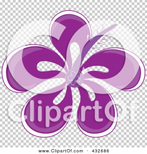 Royalty Free Clipart Illustration Pretty Purple Hibiscus Pictures