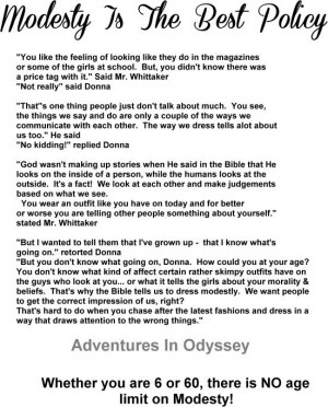 Modesty! ::::: #quotes, #Christian, #Modesty