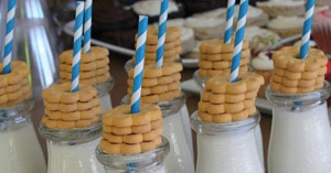 for Hannah Weaver….Milk and cookies for kids at wedding reception ...