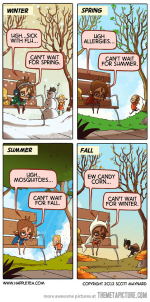 funny seasons winter spring summer fall