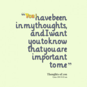 You Know My Thoughts Quotes