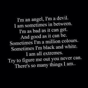 Angel, I’m A Devil - Angels Quote