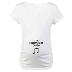 cafe press maternity drummer | about maternity t shirt this stylishly ...