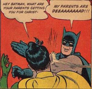 Funny pictures with satire - Batman and Robin.