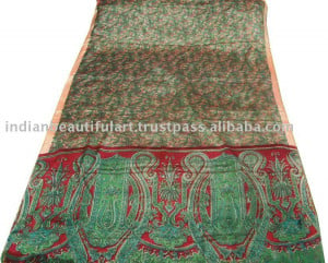 ... Details: Gorgeous Dress Fabric Vintage China Silk Curtain Saree Dress