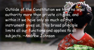 Favorite Andrew Johnson Quotes