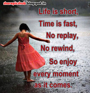 Life is Short Quote Image For Facebook | Beautiful Life Quote Pics