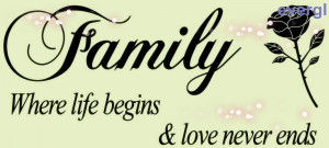 DIY Family Love Quote Removable Vinyl Decal Wall Stickers Art Mural ...