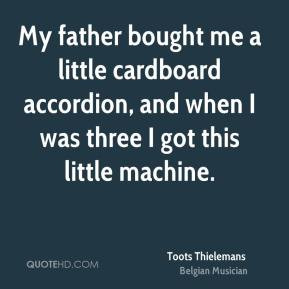 Toots Thielemans - My father bought me a little cardboard accordion ...
