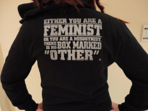 Feminist or Misogynist Radical Political by DuckRiotClothing