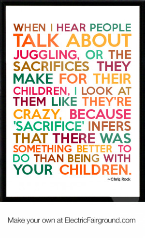 Chris Rock Framed Quote