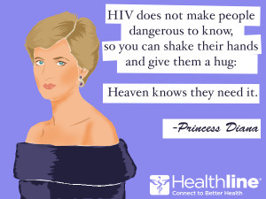 HIV does not make people dangerous to know, so you can shake their ...