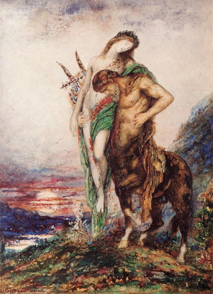 ... Mandel of The Dead Poet Borne by a Centaur by Gustave Moreau (c. 1890