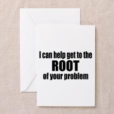 Funny Root Canal Greeting Card for
