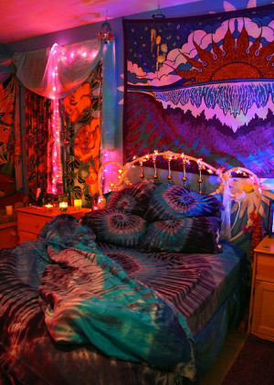 love hippie room bedroom Grunge tumblr room
