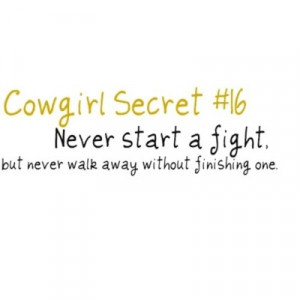Cowgirl Secret #16